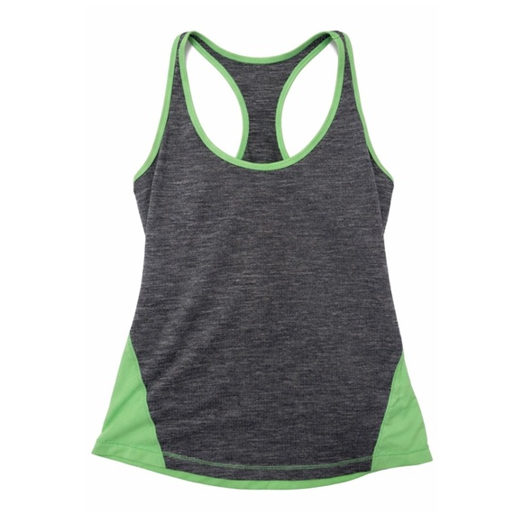 Green Racerback Tank Top - Picture 2 of 4